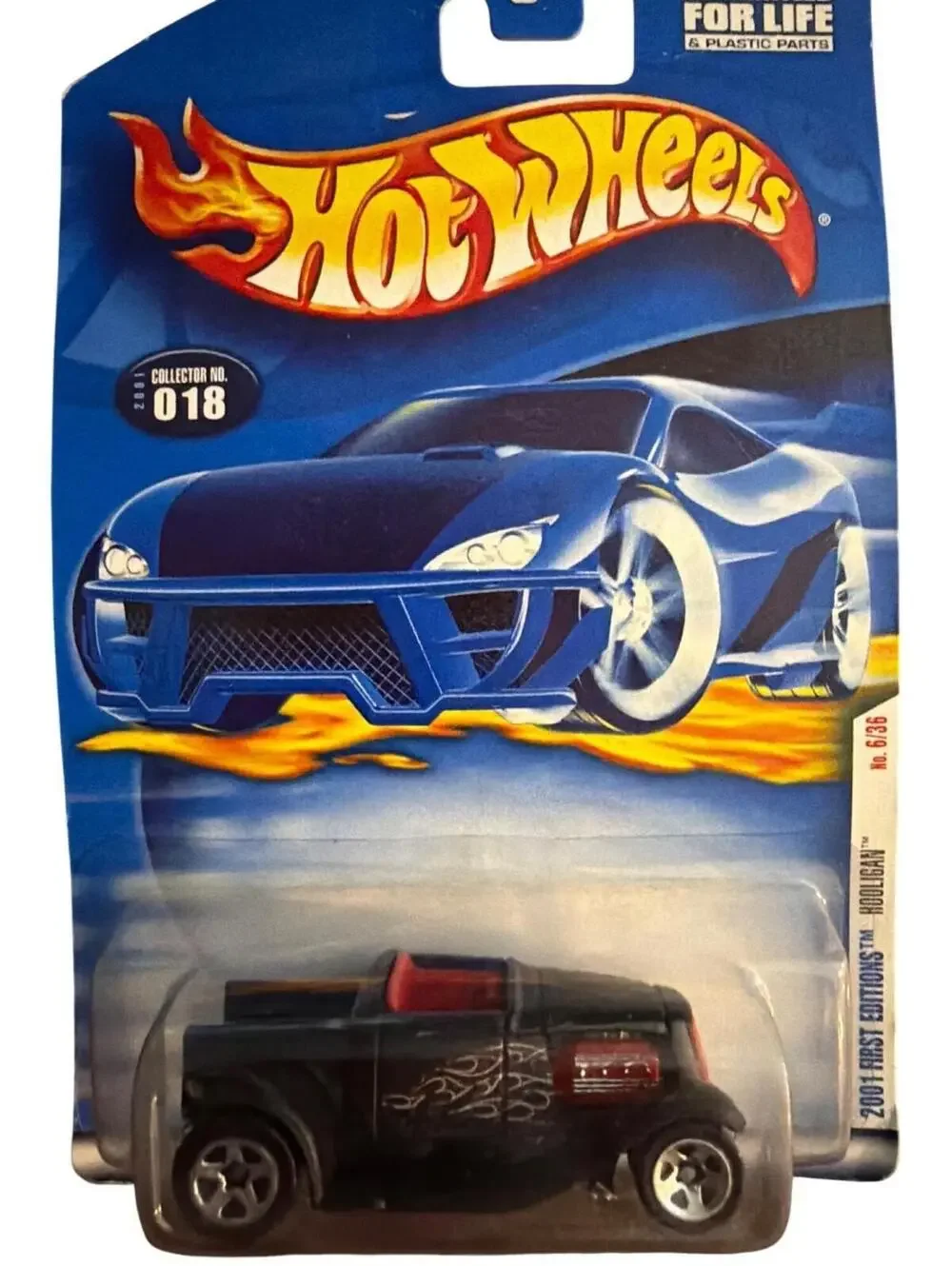 Hot Wheels 2001 First Editions Hooligan No. 6/36 Die-Cast Car 018
